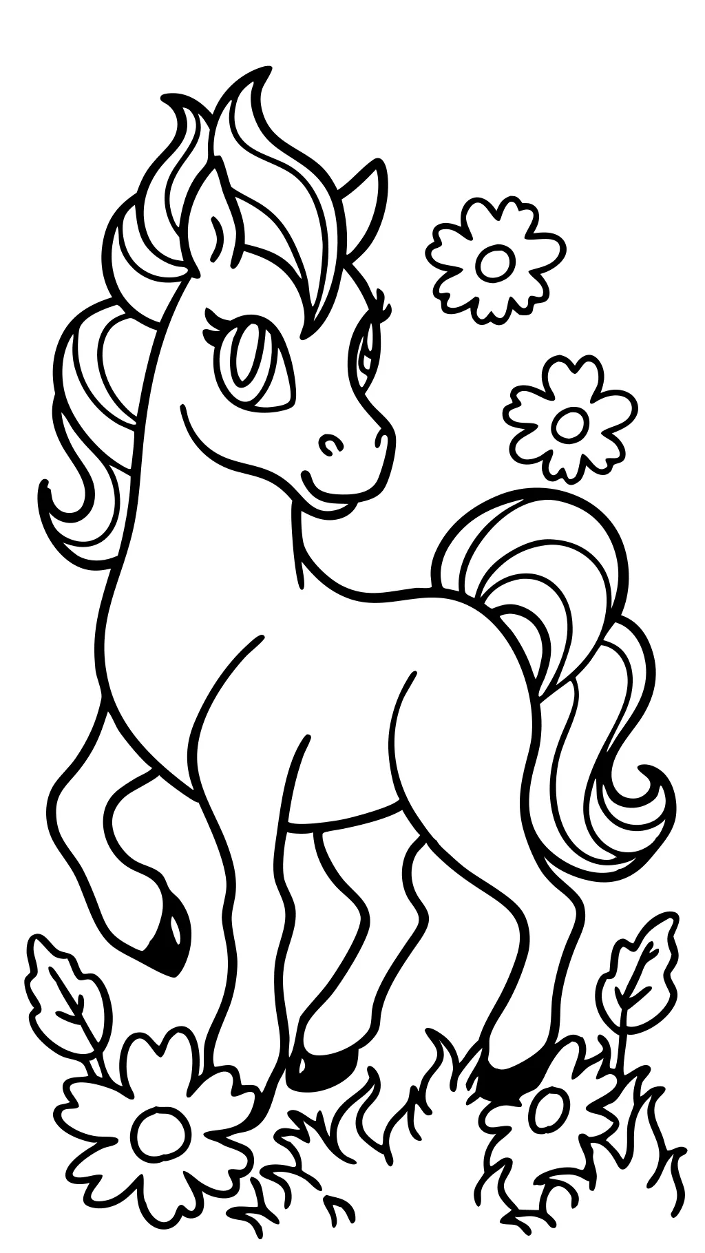 ponyta coloring page